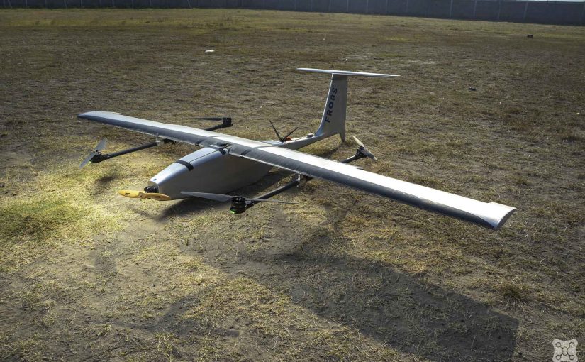 Test Terbang Surveillance Drone dengan Teknologi VTOL