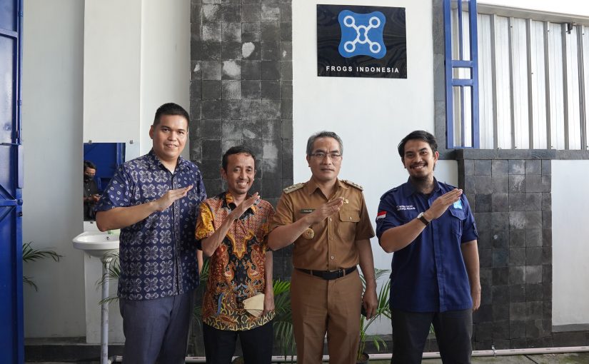 Dukung Pengembangan Startup, Bupati Bantul Kunjungi Perusahaan Pembuat Drone, Frogs Indonesia
