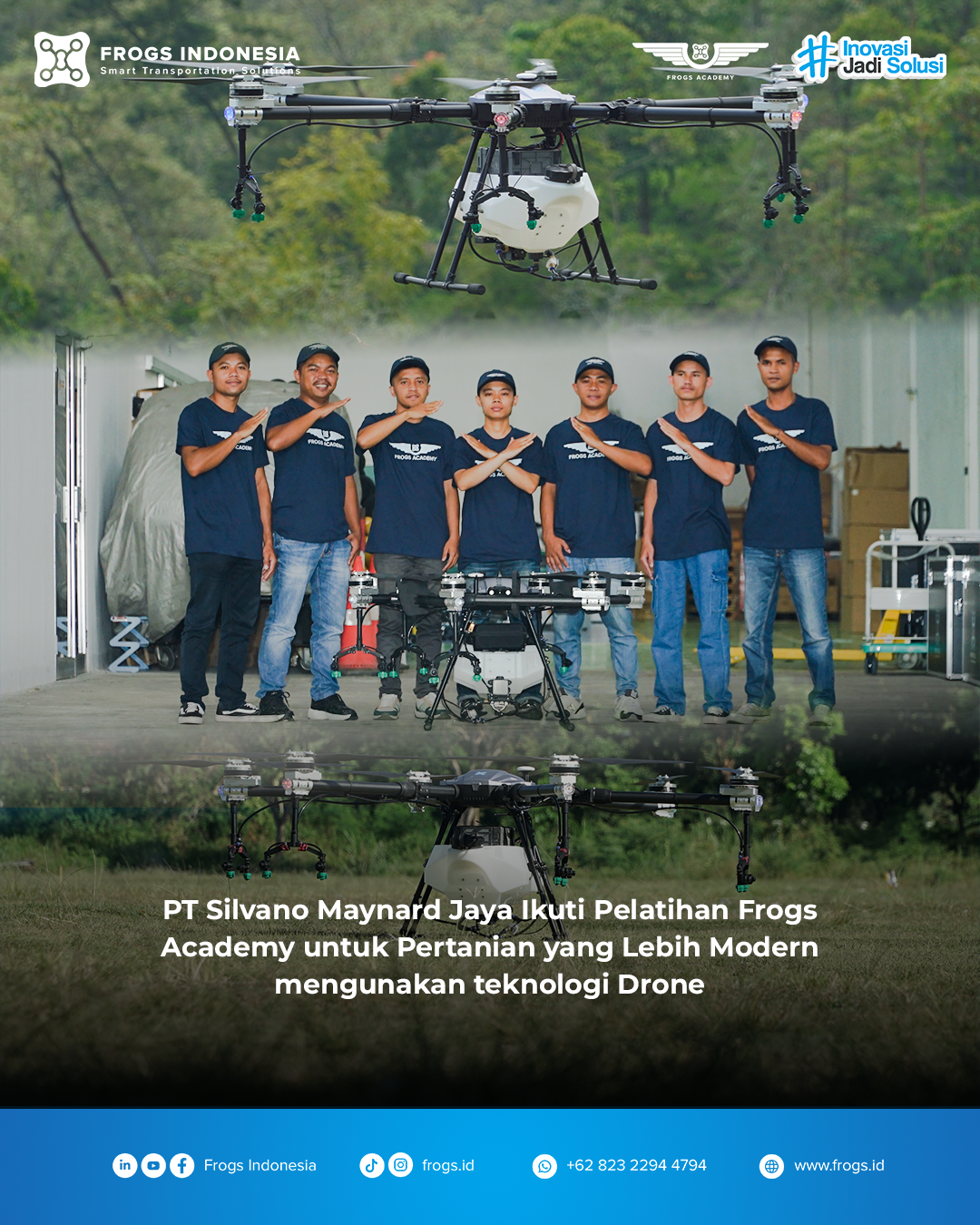 program Training of Trainer (TOT) Drone Agriculture