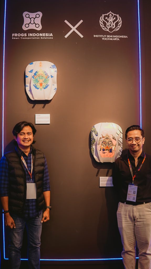 Lukisan Mahasiswa ISI Yogyakarta di pameran Indonesia Drone Expo 2025
