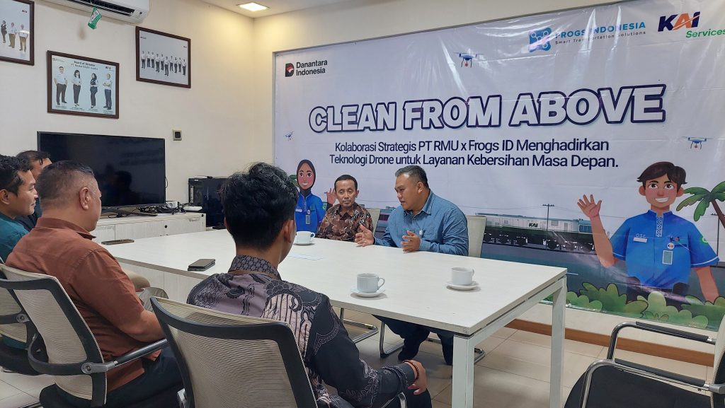 KAI Services untuk mendukung sektor transportasi dan layanan publik melalui pemanfaatan teknologi drone (Foto: Frogs Ind